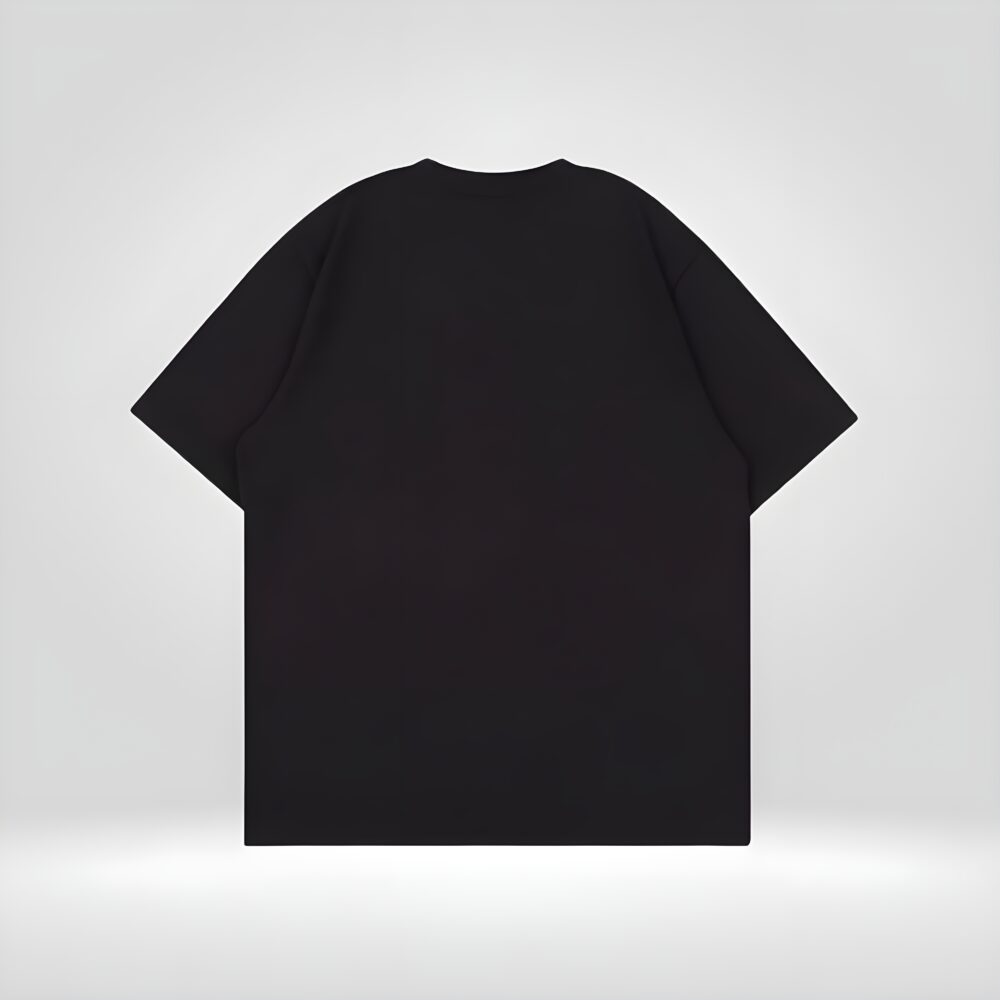 black oversized t shirt