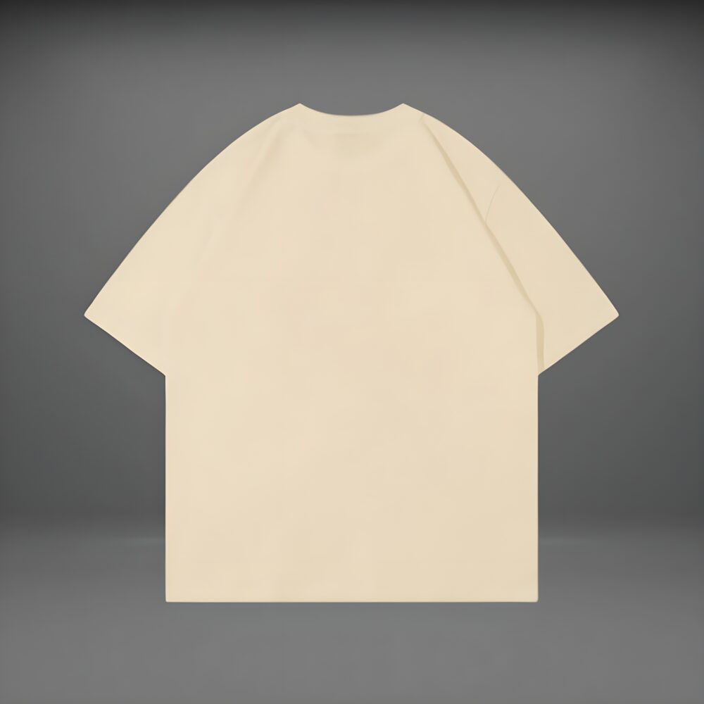 cream color oversized t shirt