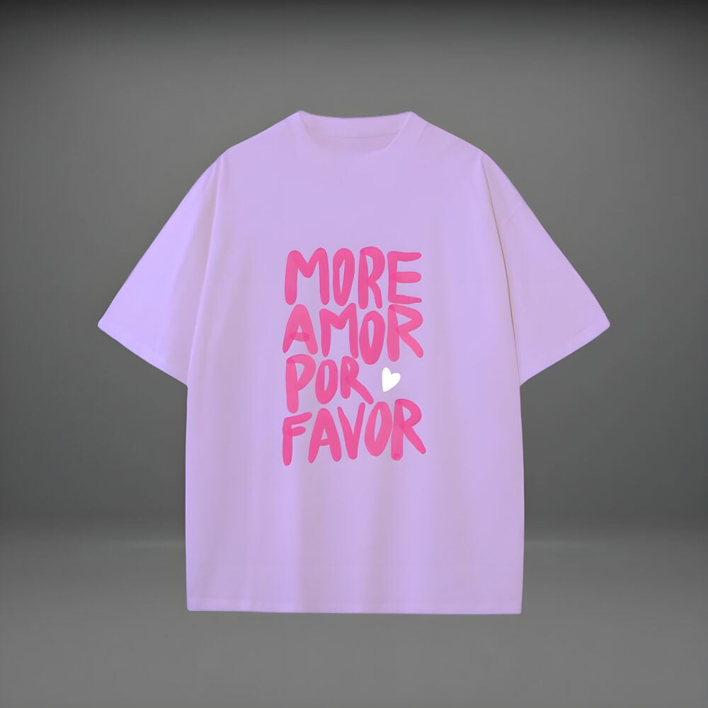 MORE AMOR POR FAVOR OVERSIZED T-SHIRT